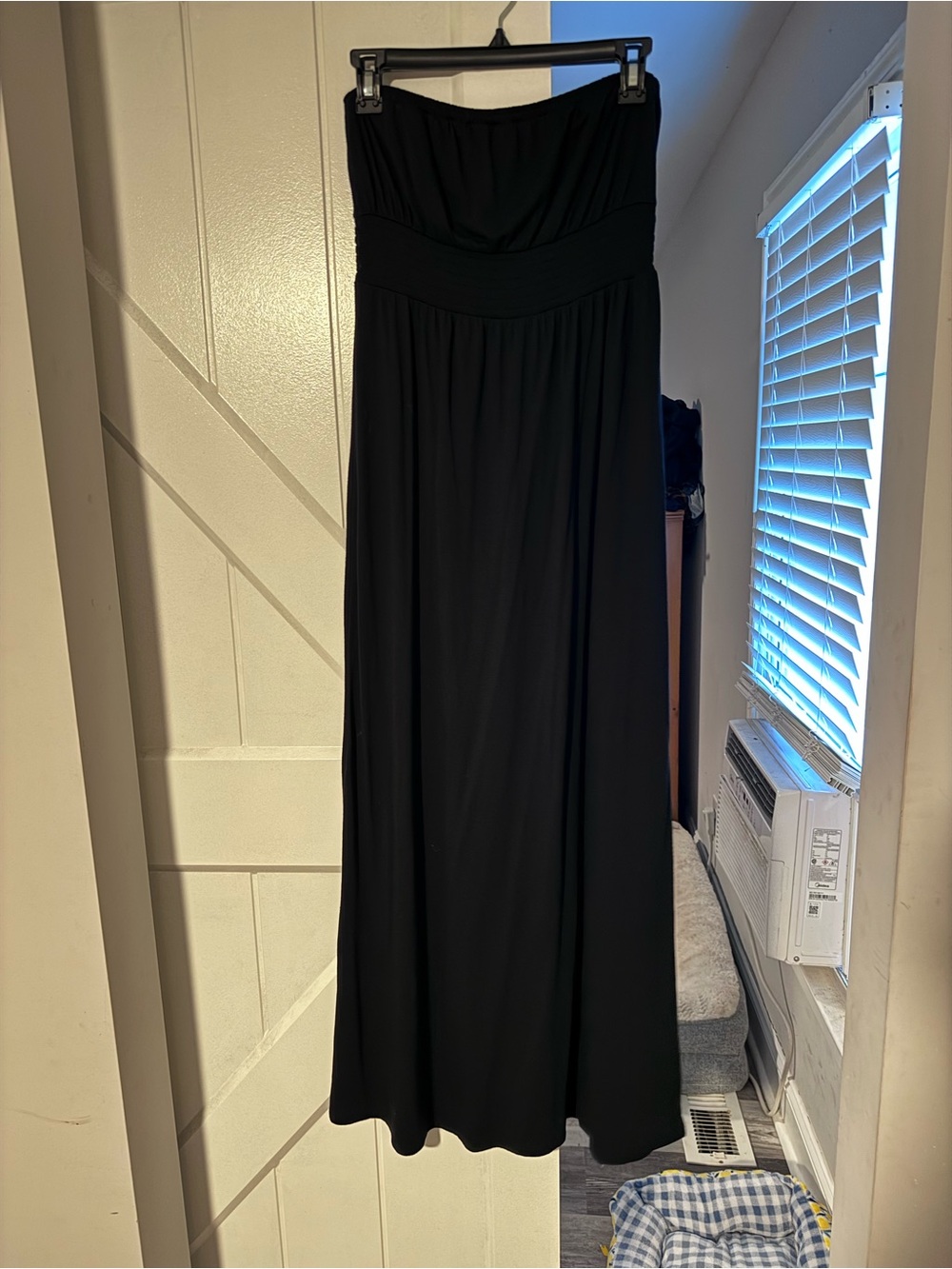 Old Navy Black Strapless Maxi Dress